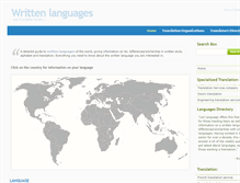 Tablet Screenshot of listlanguage.com